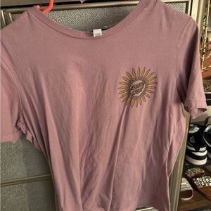 Santa Cruz Skateboards Women's Mauve Sunburst Tee